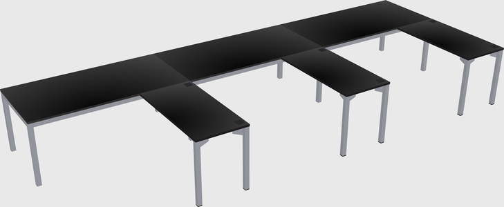 L-shaped desk