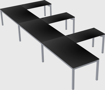 L-shaped desk