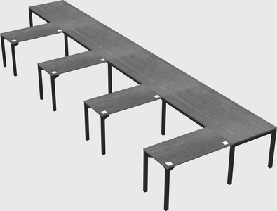 L-shaped desk