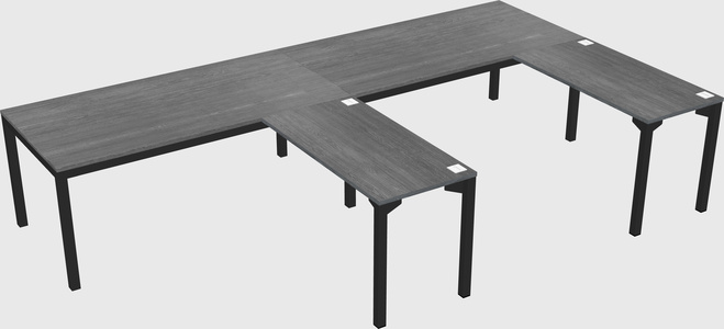 L-shaped desk