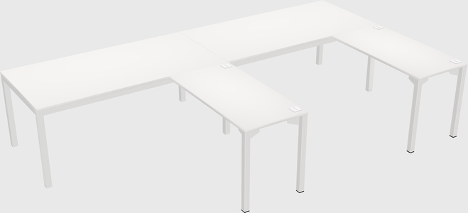 L-shaped desk
