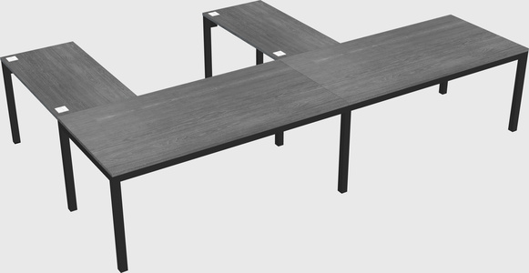 L-shaped desk