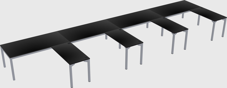 L-shaped desk