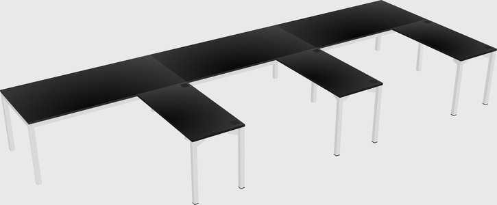 L-shaped desk