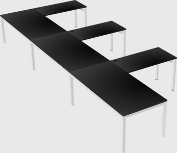 L-shaped desk