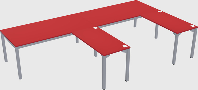 L-shaped desk