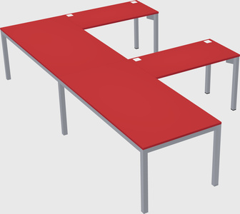 L-shaped desk