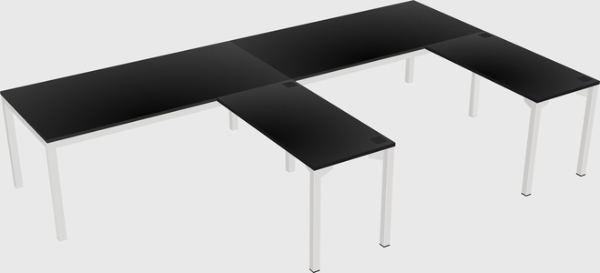 L-shaped desk