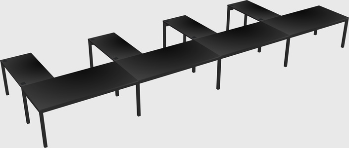 L-shaped desk