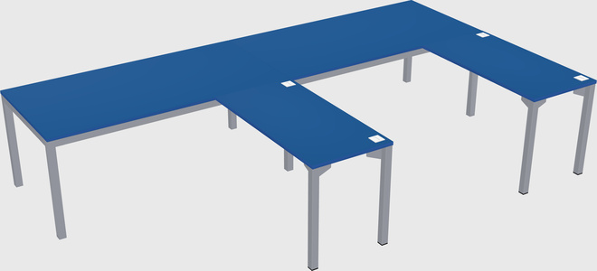 L-shaped desk