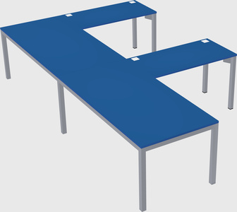 L-shaped desk