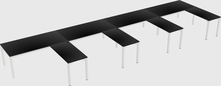L-shaped desk