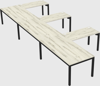 L-shaped desk