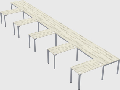 L-shaped desk