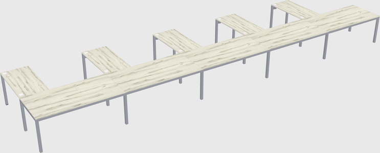 L-shaped desk
