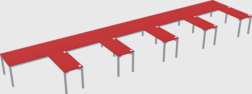 L-shaped desk