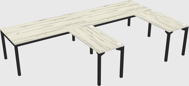 L-shaped desk