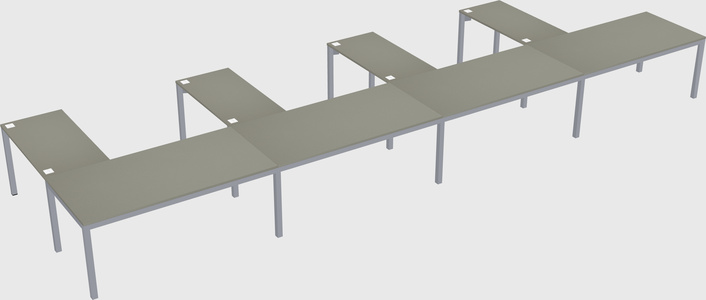 L-shaped desk