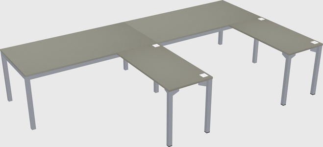 L-shaped desk
