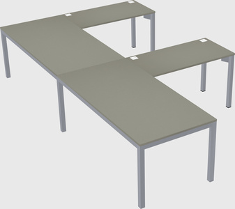 L-shaped desk