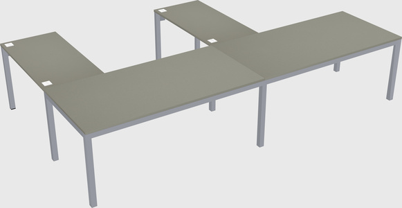 L-shaped desk