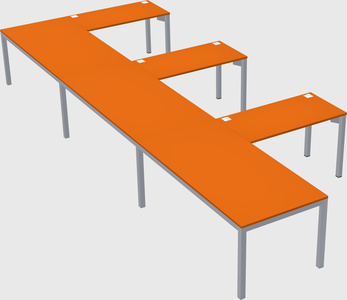 L-shaped desk