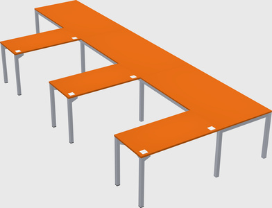 L-shaped desk
