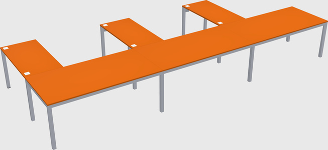 L-shaped desk