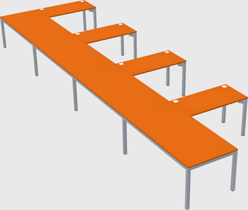L-shaped desk