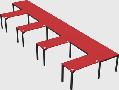 L-shaped desk