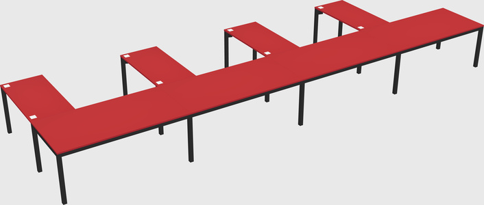 L-shaped desk