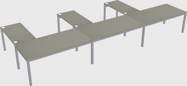 L-shaped desk