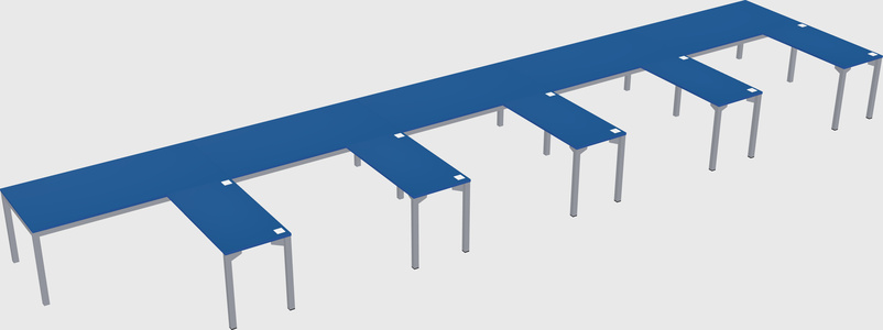 L-shaped desk