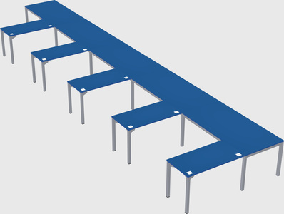 L-shaped desk