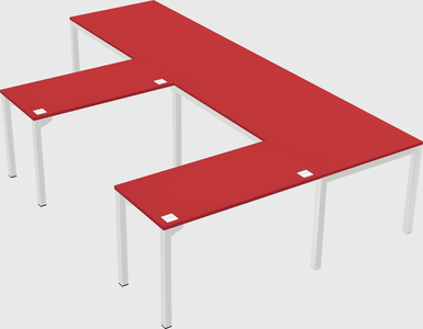 L-shaped desk