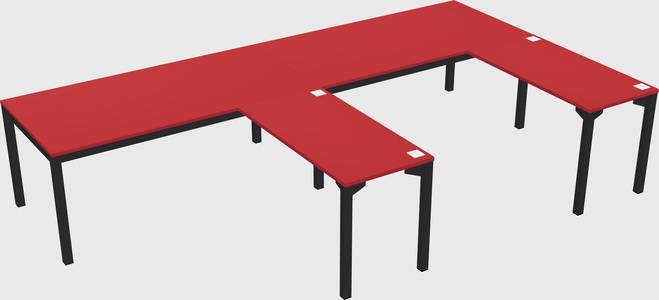 L-shaped desk