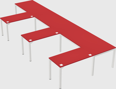 L-shaped desk