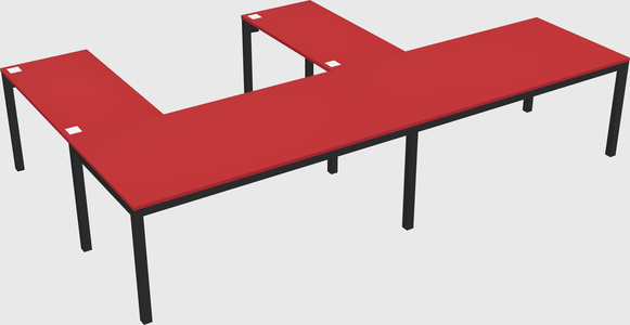 L-shaped desk