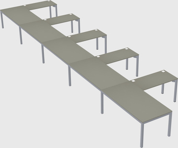 L-shaped desk