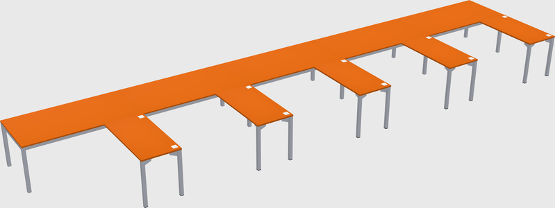 L-shaped desk