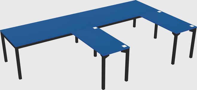 L-shaped desk