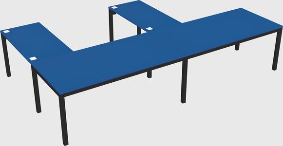 L-shaped desk