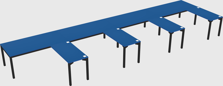L-shaped desk