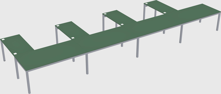 L-shaped desk