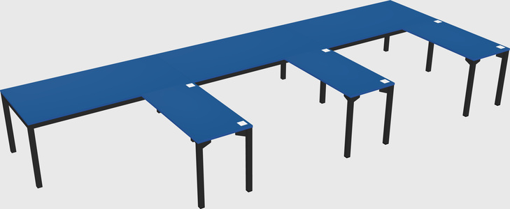 L-shaped desk