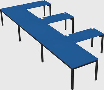 L-shaped desk