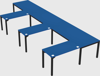 L-shaped desk