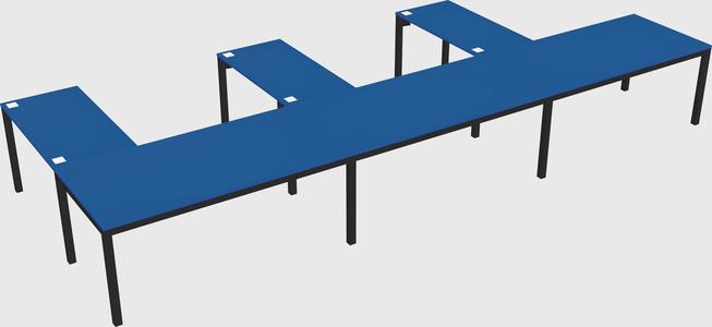 L-shaped desk