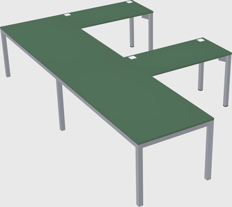 L-shaped desk