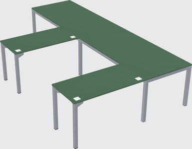 L-shaped desk